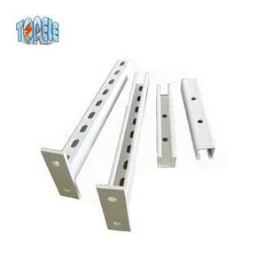 Slidsede stål strut kanal