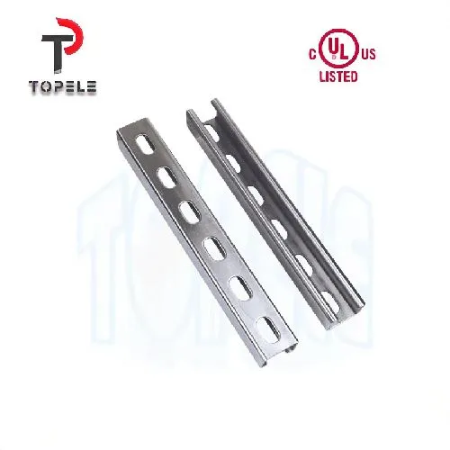 Hot DIP Galvanized 41X41X2.5mm Plain/Slotted Strut Channel Unistrut Channel