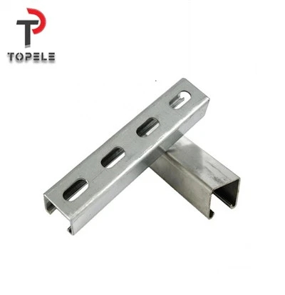 Carbon Steel Unistrut Channel C Type Support Channel Fabrikspris